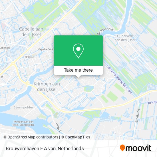 Brouwershaven F A van map