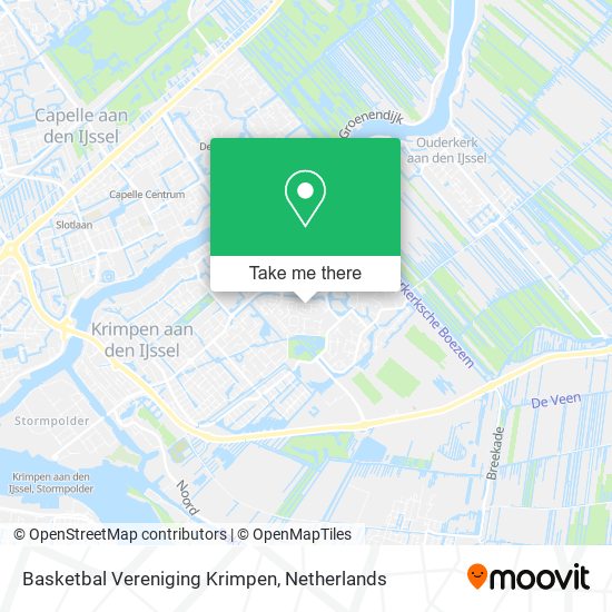 Basketbal Vereniging Krimpen map