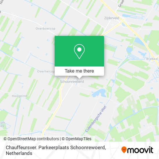 Chauffeursver. Parkeerplaats Schoonrewoerd map