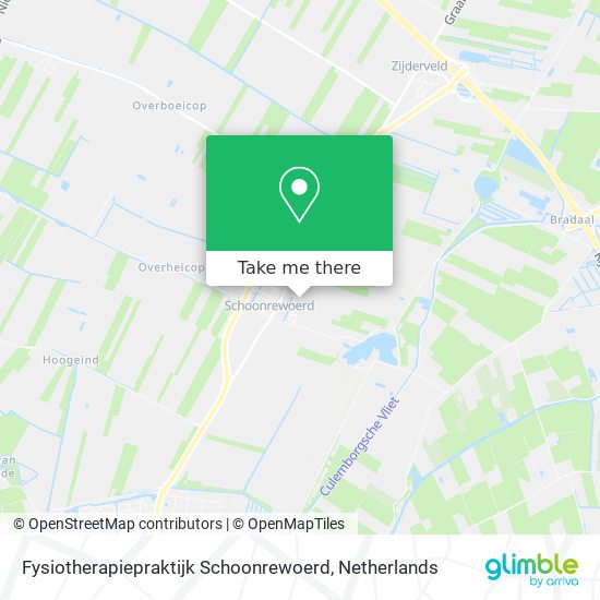 Fysiotherapiepraktijk Schoonrewoerd map