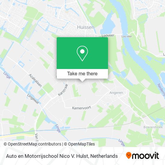 Auto en Motorrijschool Nico V. Hulst map