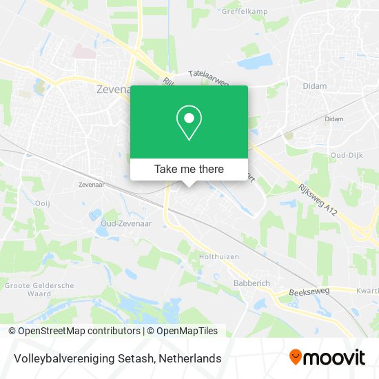 Volleybalvereniging Setash map