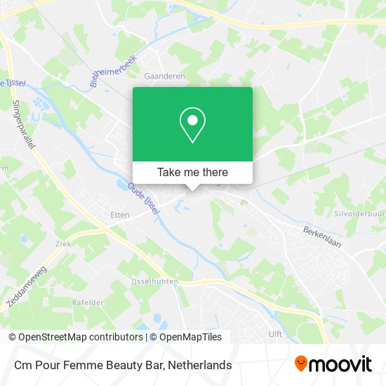 Cm Pour Femme Beauty Bar map