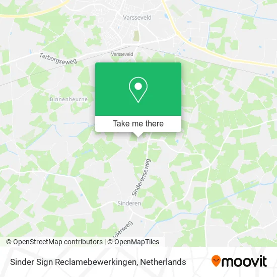 Sinder Sign Reclamebewerkingen map