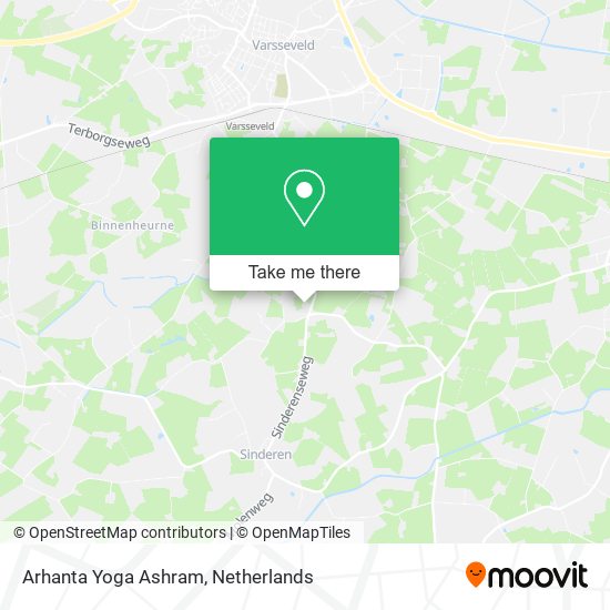 Arhanta Yoga Ashram map