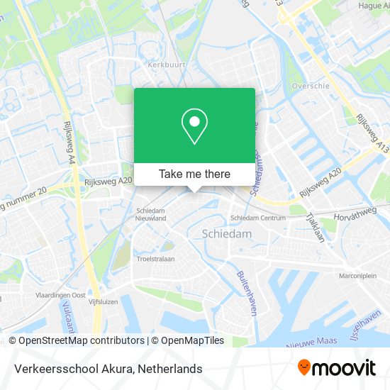 Verkeersschool Akura Karte