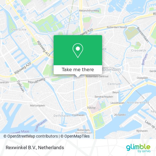 Rexwinkel B.V. map