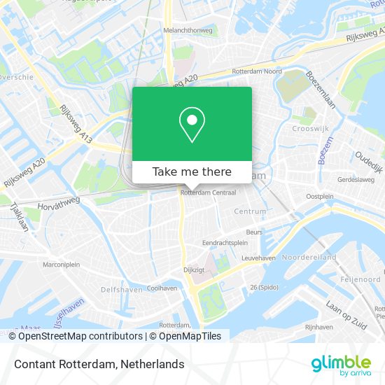 Contant Rotterdam map