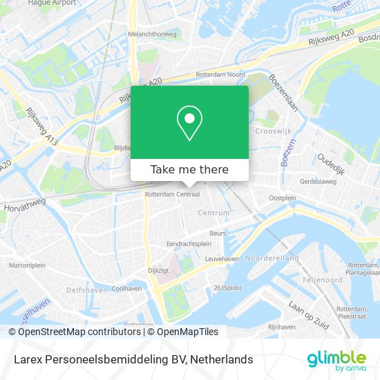 Larex Personeelsbemiddeling BV map