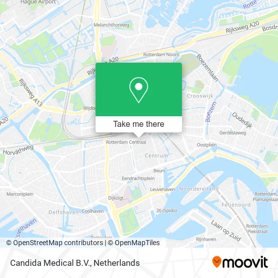 Candida Medical B.V. map