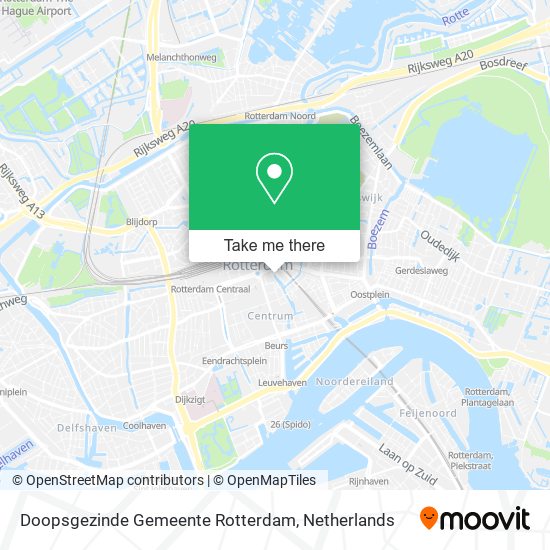 Doopsgezinde Gemeente Rotterdam Karte
