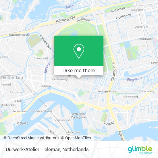 Uurwerk-Atelier Tieleman map