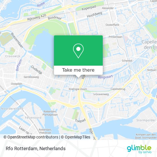 Rfo Rotterdam map