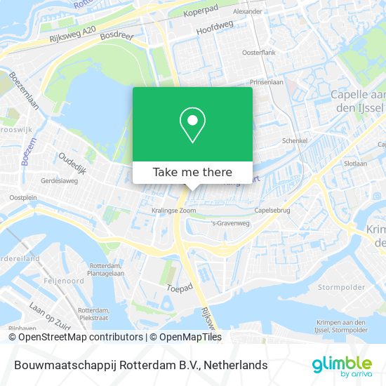Bouwmaatschappij Rotterdam B.V. Karte