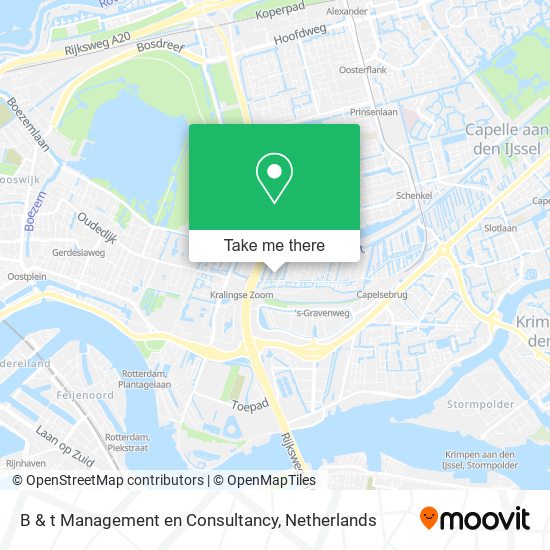 B & t Management en Consultancy map