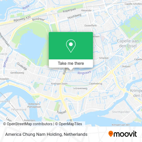 America Chung Nam Holding map