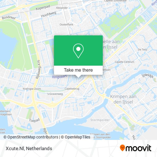 Xcute.Nl map