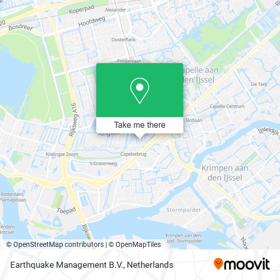 Earthquake Management B.V. map