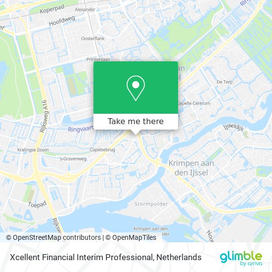 Xcellent Financial Interim Professional map