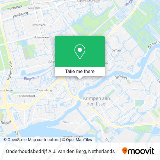 Onderhoudsbedrijf A.J. van den Berg map