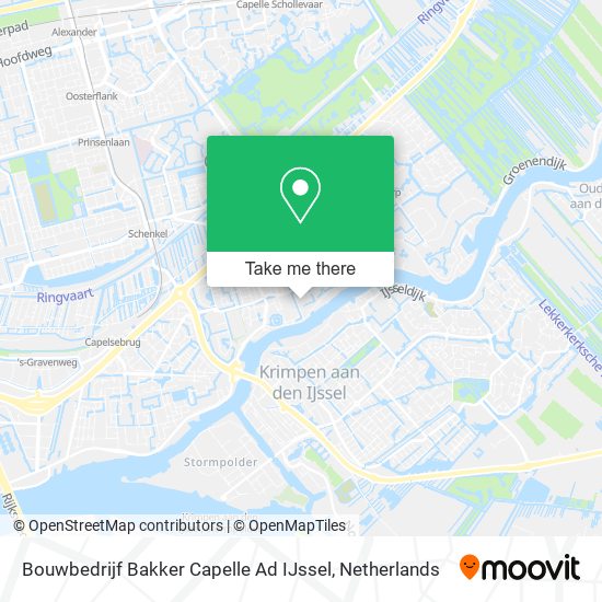 Bouwbedrijf Bakker Capelle Ad IJssel map