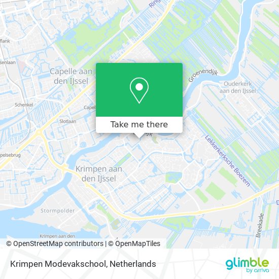 Krimpen Modevakschool map