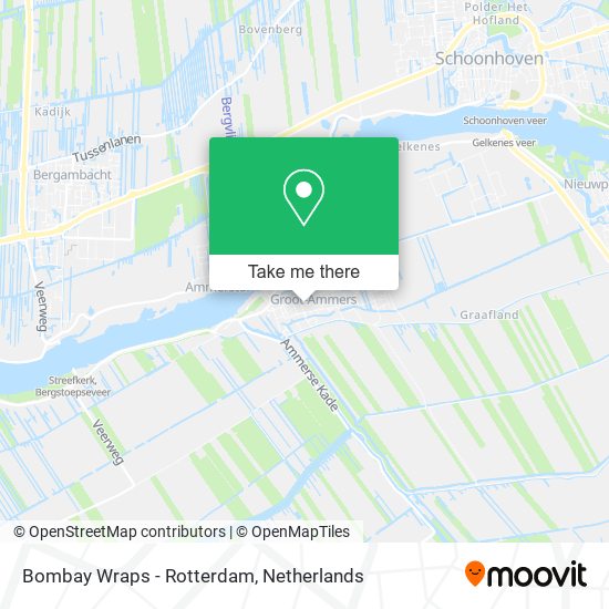 Bombay Wraps - Rotterdam map