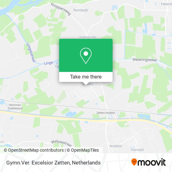 Gymn.Ver. Excelsior Zetten Karte