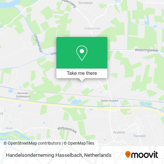 Handelsonderneming Hasselbach map