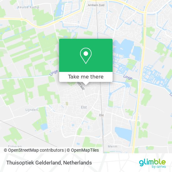 Thuisoptiek Gelderland Karte