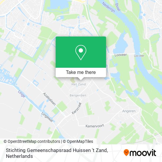 Stichting Gemeenschapsraad Huissen 't Zand Karte