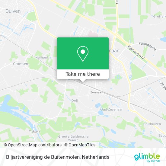 Biljartvereniging de Buitenmolen Karte