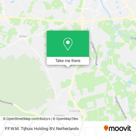 P.F.W.M. Tijhuis Holding BV map