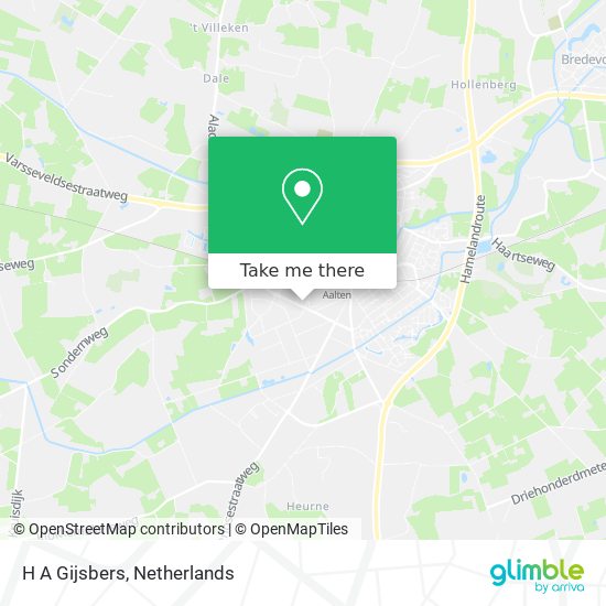 H A Gijsbers map