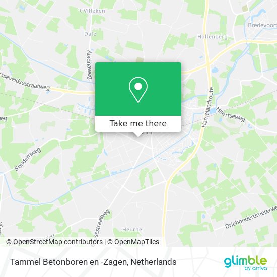 Tammel Betonboren en -Zagen map