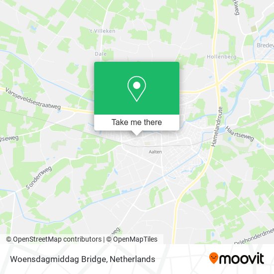 Woensdagmiddag Bridge map