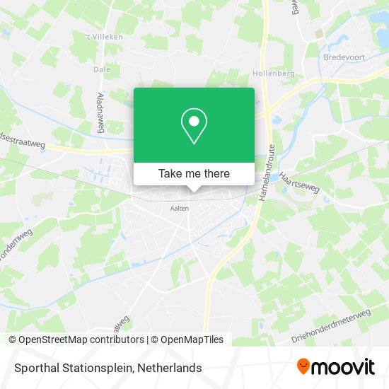 Sporthal Stationsplein map