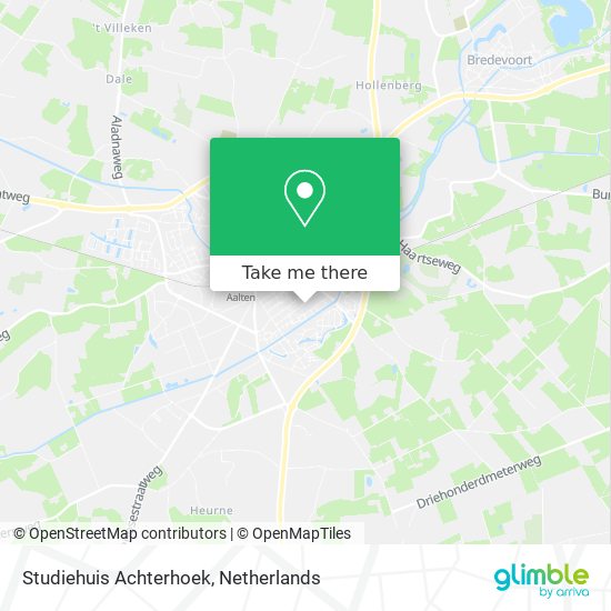 Studiehuis Achterhoek map