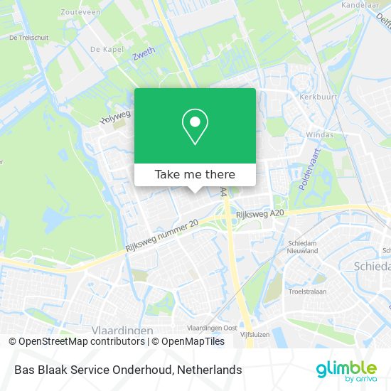 Bas Blaak Service Onderhoud Karte