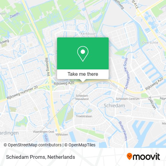 Schiedam Proms map