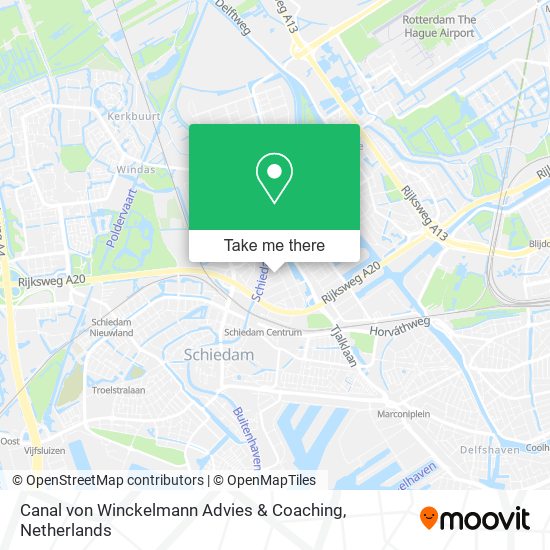 Canal von Winckelmann Advies & Coaching map