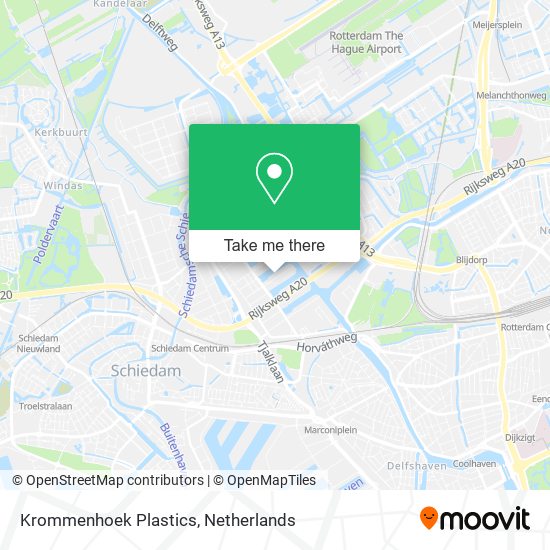 Krommenhoek Plastics map