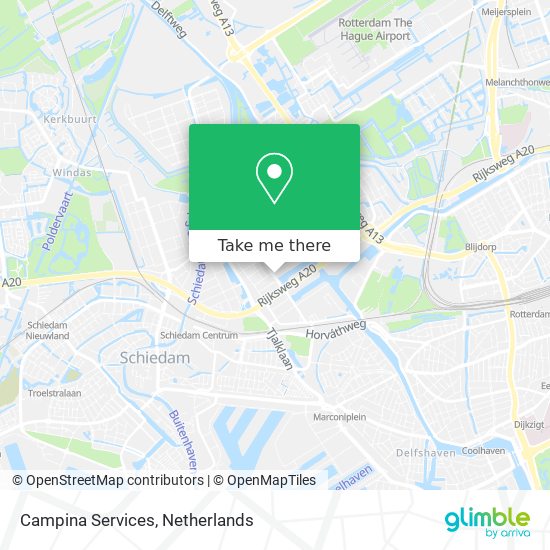 Campina Services map