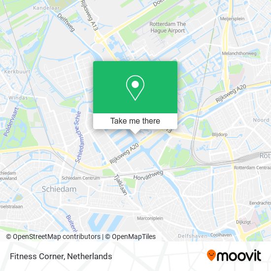 Fitness Corner map