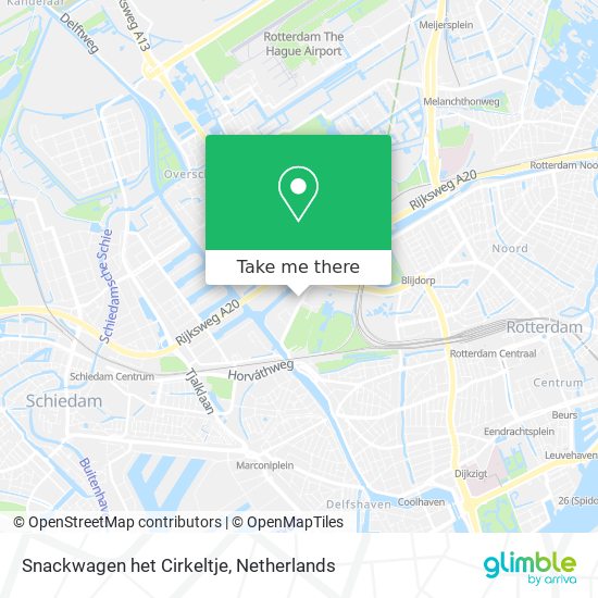 Snackwagen het Cirkeltje Karte