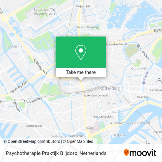 Psychotherapie Praktijk Blijdorp map