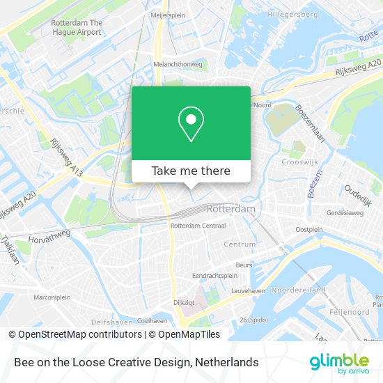 Bee on the Loose Creative Design map