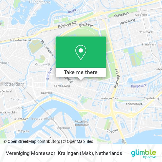 Vereniging Montessori Kralingen (Msk) map