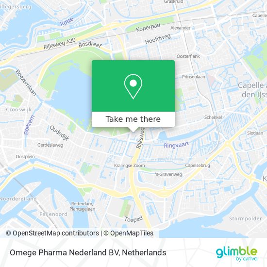 Omege Pharma Nederland BV map