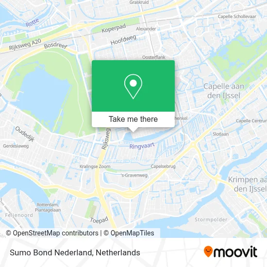 Sumo Bond Nederland map